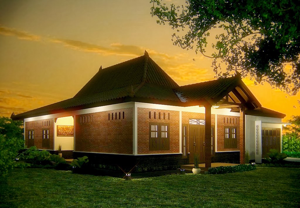 Desain Rumah Joglo Bergaya Modern di Jawa Tengah  Konsep Desain Rumah