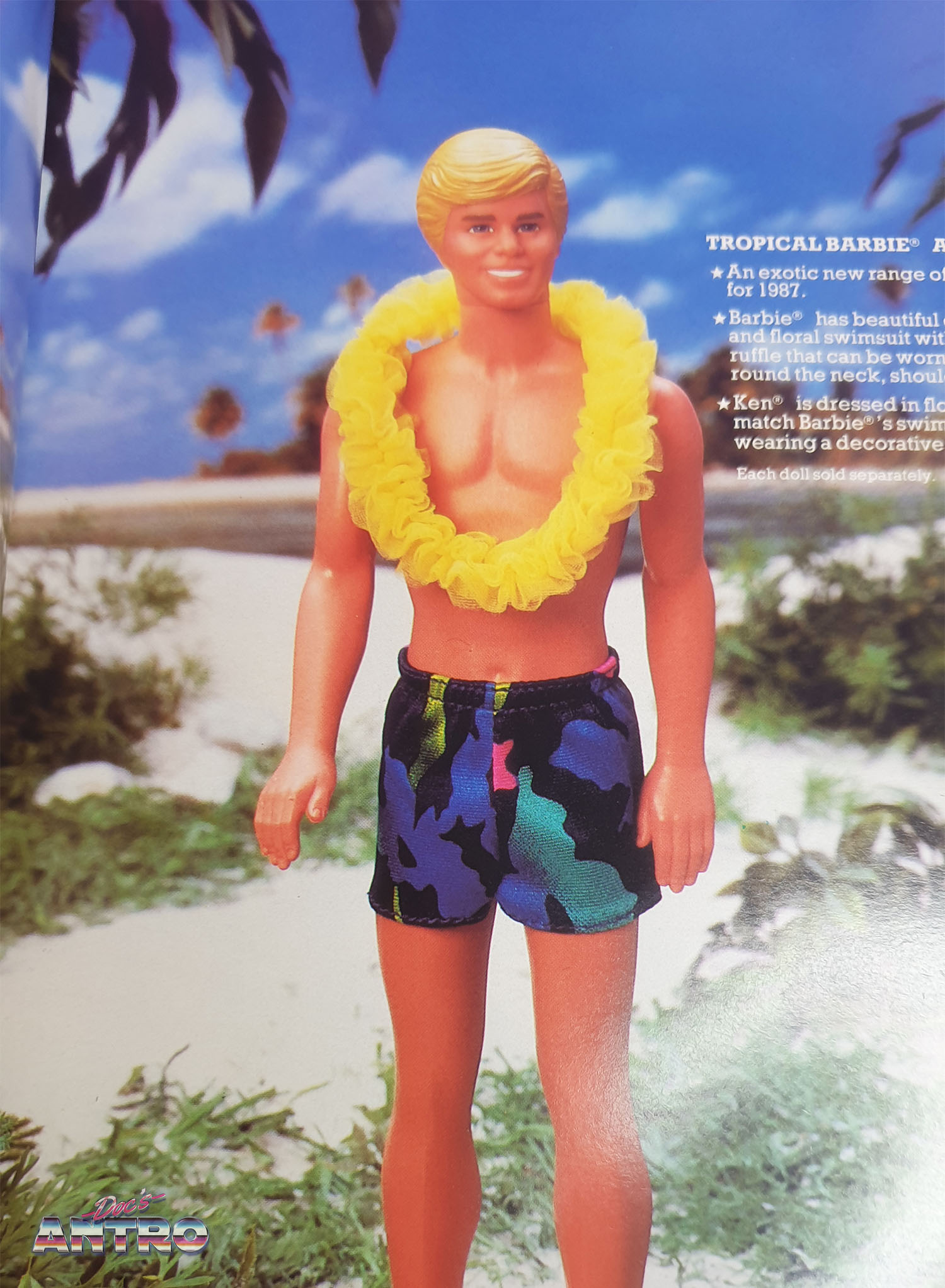 Barbie Ken catalogo Mattel 1987