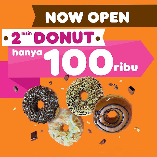 #DunkinDonuts - #Promo Opening Beli 2 Lusin Donut Hanya 100K (s.d 31 Juni 2019)