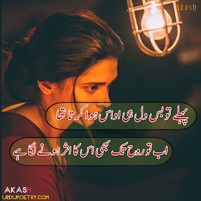 Sad urdu poetry 2 lines