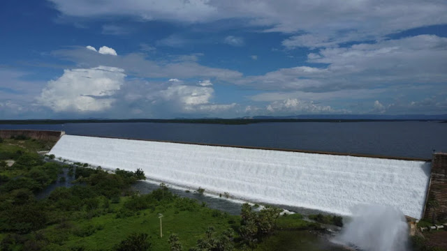 Reservatório de Umari, terceiro maior do RN, atinge capacidade máxima