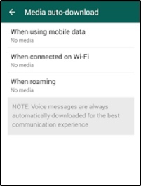 Whatsapp Background data