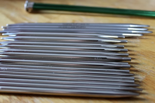 four square walls: how do you store knitting needles?