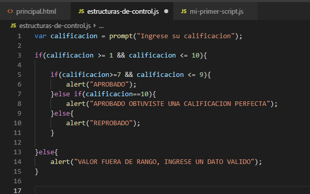 Condicional multiple JavaScript