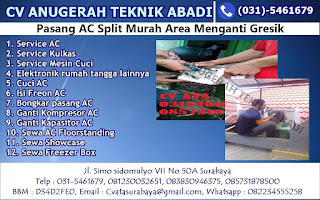 Pasang AC Split Murah Area Menganti Gresik