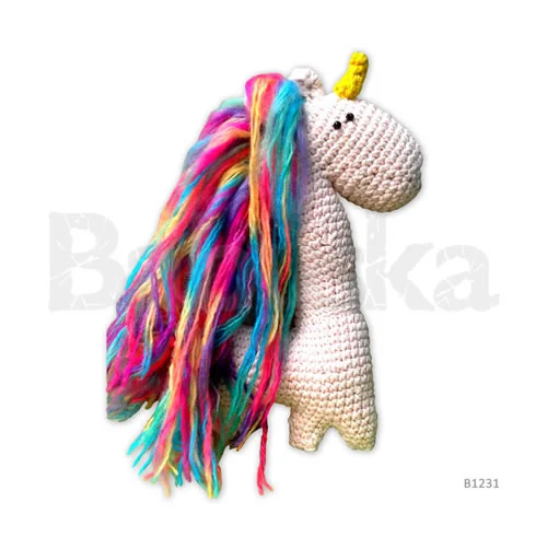 Real - Unicornio Amigurumi Babuska (B1231)