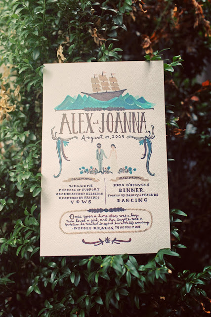 I wish this were my wedding program