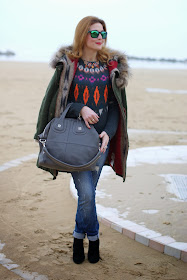 Gamp parka, Givenchy Nightingale bag, Numph Lea sweater, Fashion and Cookies, fashion blogger