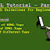 HTML TUTORIAL - Part 2 - HTML Guidelines for Beginners