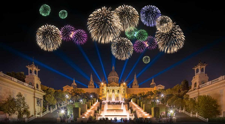  Magic Fountain of Montjuic, Air Mancur Indah di Spanyol