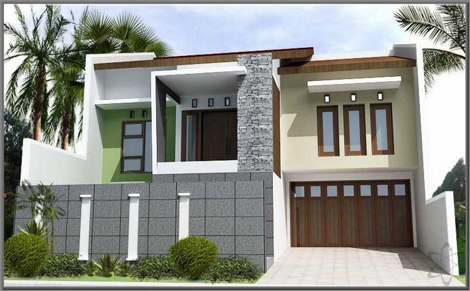 Desain Rumah  Minimalis Atap  Datar Kumpulan Desain Rumah 