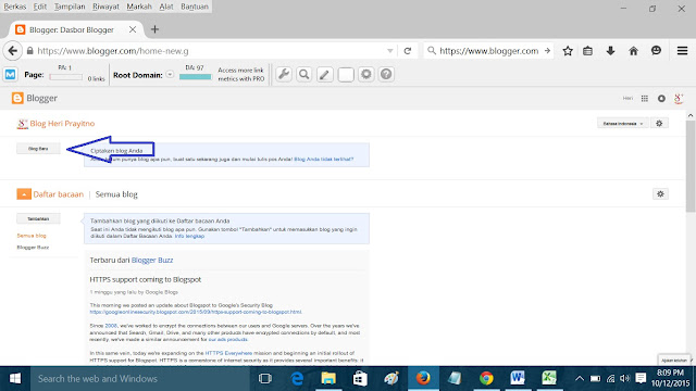 2 Langkah Mudah Cara Membuat Blog Di Blogspot Dengan Cepat