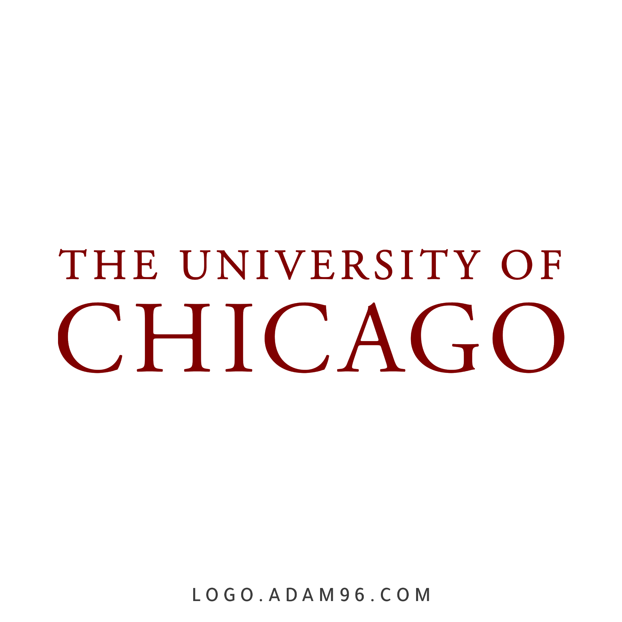 تحميل شعار جامعة شيكاغو لوجو شفاف Logo University of Chicago PNG