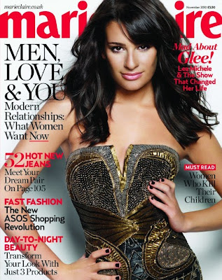 Lea Michele Marie Claire Magazine November 2010 Photos