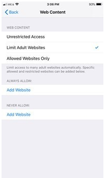 Cara Mudah Memblokir Situs Web di iPhone 3
