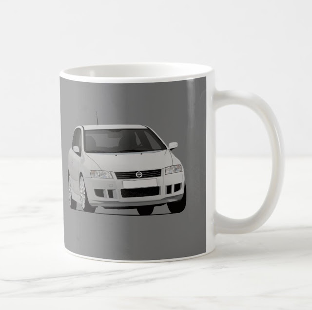 Fiat Stilo Abarth GT Schumacher coffee mugs