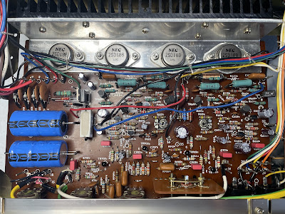 Sherwood_S-7210_Main Amp & Power Supply Board_after servicing