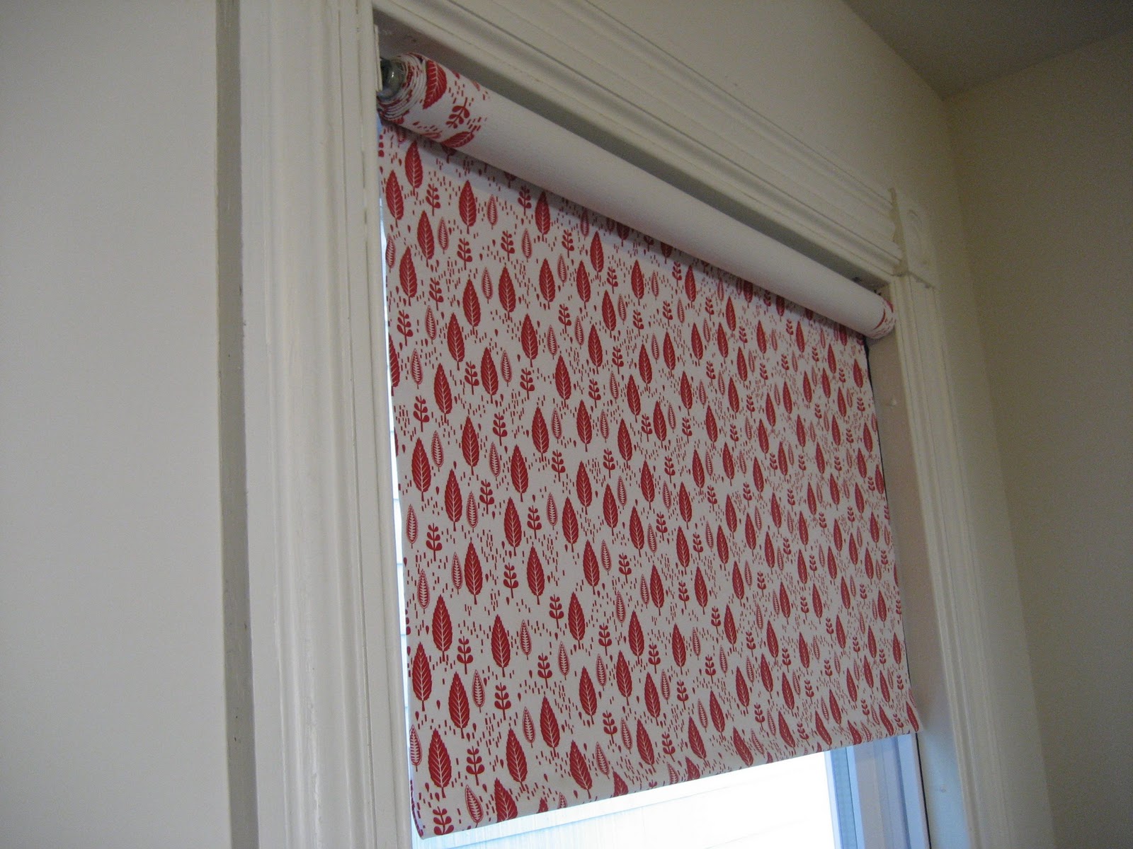 kate makes a...: ... fabric-covered roller shade
