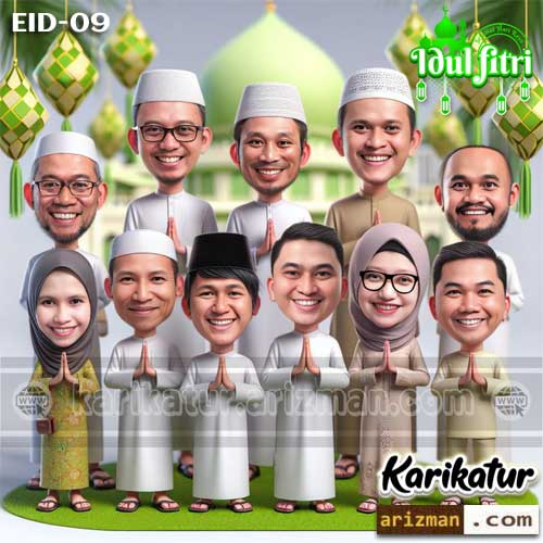 Karikatur 4D Lebaran Idul Fitri 9