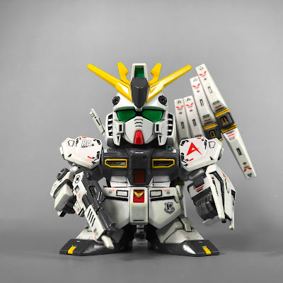 Painted G Generation-F SD BB Senshi RX-93 Nu Gundam Front View