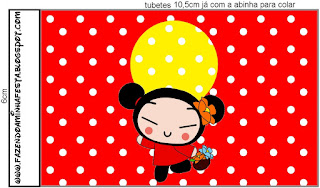 Pucca, Free Printable  Labels.