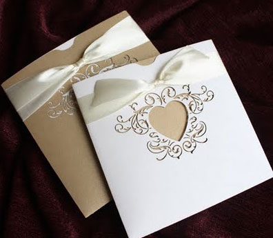 Naturally elegant traditional wedding invitations featured distinctively 