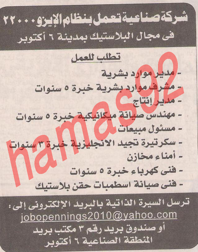 وظائف جريدة الوسيط اليوم 19/2/2012