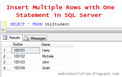 insert-multiple-rows-with-one-query-or-statement-in-sql-server
