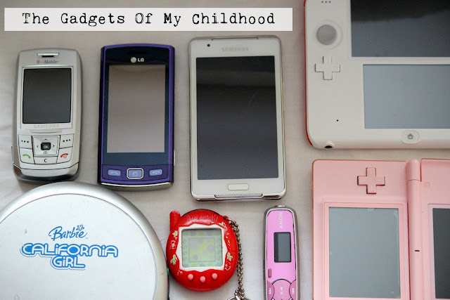 The Gadgets Of My Childhood tamagotchi 2DS DS phones LG Nokia 