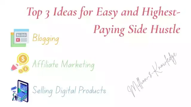 Easy and high income side hustle ideas