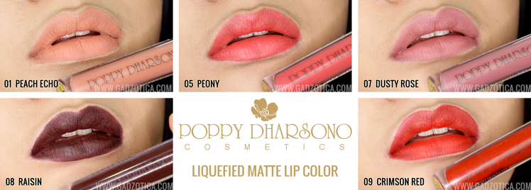 Poppy Dharsono Liquefied Matte Lip Color 