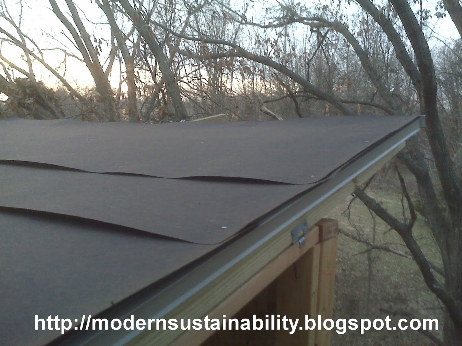 Modern Sustainability...old-fashioned methods: Tree house siding and ...