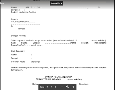 Format Surat Undangan Serah Terima Jabatan Sertijab Kepala Sekolah Terbaru 2018 Rpp Silabus Kurikulum 2013 Sd Smp Sma Revisi 2017