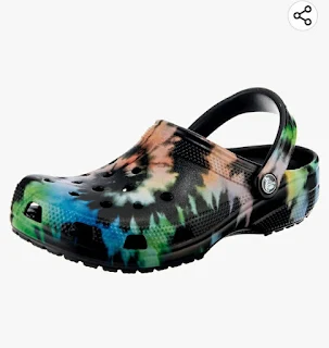 Classic Clog with Tie-Dye Design