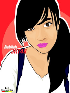 Nabilah JKT48 Vector Art