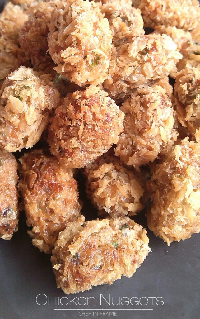 Spicy Crispy Homemade Chicken Nuggets Recipe