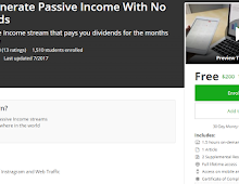 [#Udemy 100% Off] How to Generate #Passive_Income With No Initial Funds
