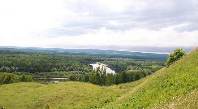 Вид с Никольской горы, Сурское Ульяновской области