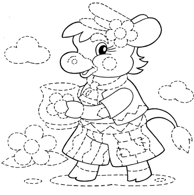 kids under 7 tracing worksheets for kids