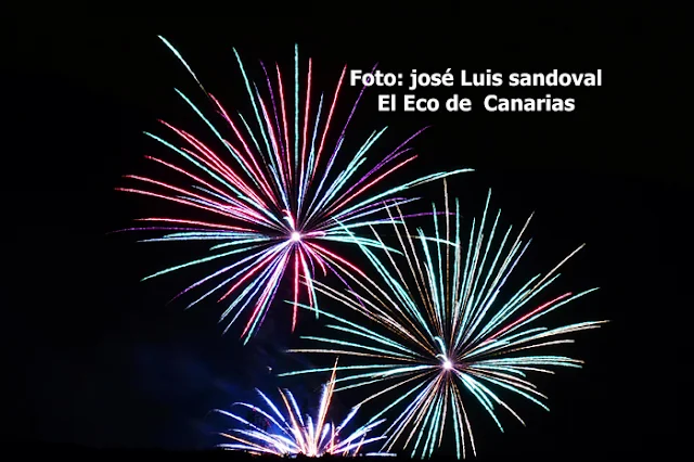 fotos y vídeo fuegos San Lorenzo 2015 Las Palmas