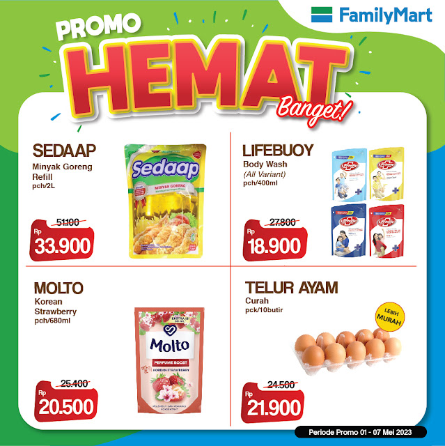 Promo HEMAT FamilyMart 1 - 7 Mei  2023