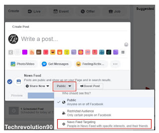 Cara Menggunakan News Feed Targeting Postingan di Facebook Page