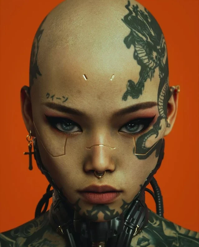Cyberpunk Girl - Image Unknown