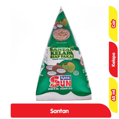 Kara Sun Santan Kelapa Cair Siap Pakai