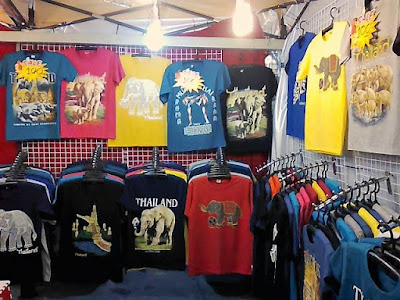 oleh-oleh kaos gajah murah khas bangkok thailand