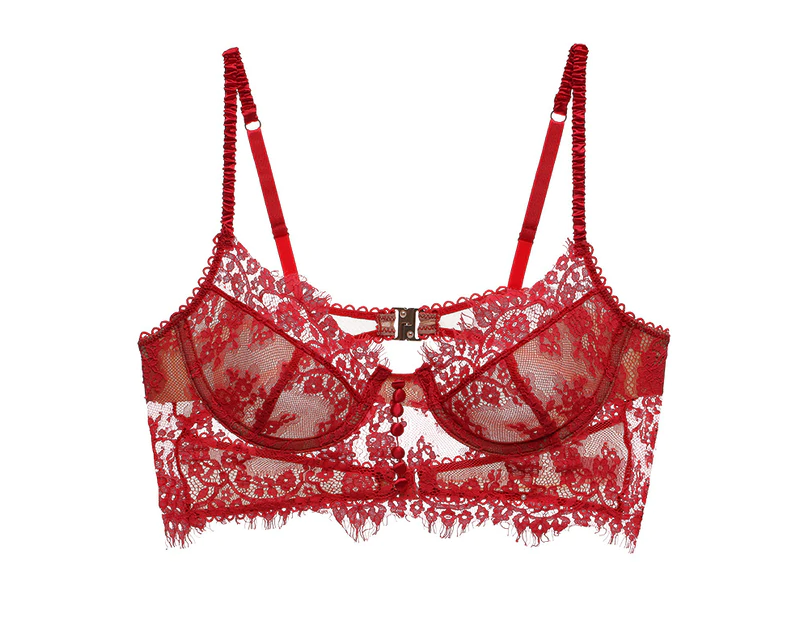 Red Lace Corset Tops Promotes a Magical Look for the Wearer!