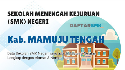 Daftar SMK Negeri di Kab. Mamuju Tengah Sulawesi Barat
