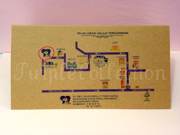 Air Mail Envelope Wedding Invitation Card, wedding invitation cards, malay wedding cards, air mail envelope cards, wedding