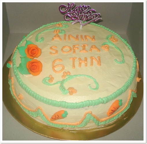 Carrot Cake for Birthday