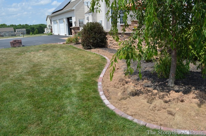 Extended Brick Garden Edge